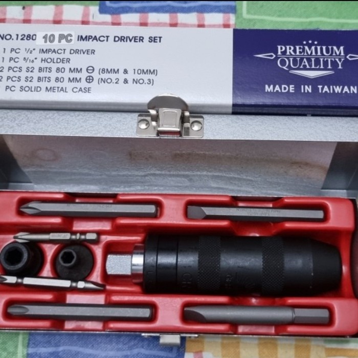 OBENG KETOK MEKANIK SET TJAP MATA 10PCS