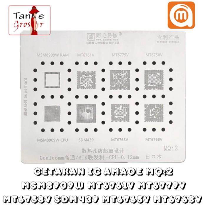 Plat Cetakan Ic Bga Mq 2 Original Amaoe Mq2 Sdm439 Mt6761V