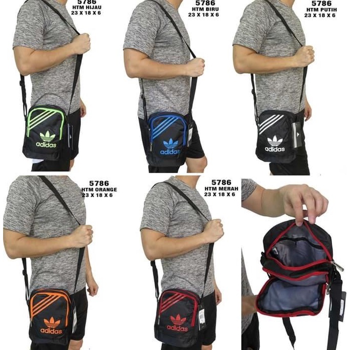 TAS COWOK SELEMPANG ADIDAS 5786 TAS IMPORTSLING BAG PRIA