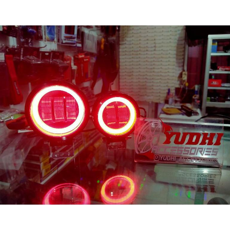 Viral Led Foglamp Daymaker Original Angel Eyes Foglamp Avanza Agya Ayla Vios Etios Yaris Xenia Vios 