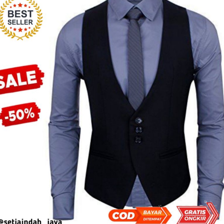 [KODE PRODUK V9NVW8855] ROMPI JAS PRIA FORMAL,VEST PRIA,ROMPI PRIA KANCING 3