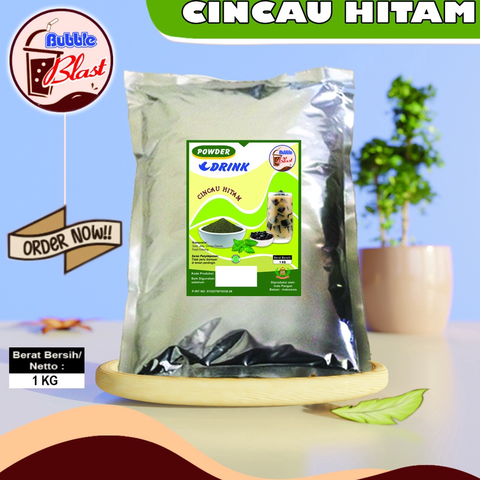 

Cincau Powder / Bubuk Cincau Hitam Kemasan 1kg