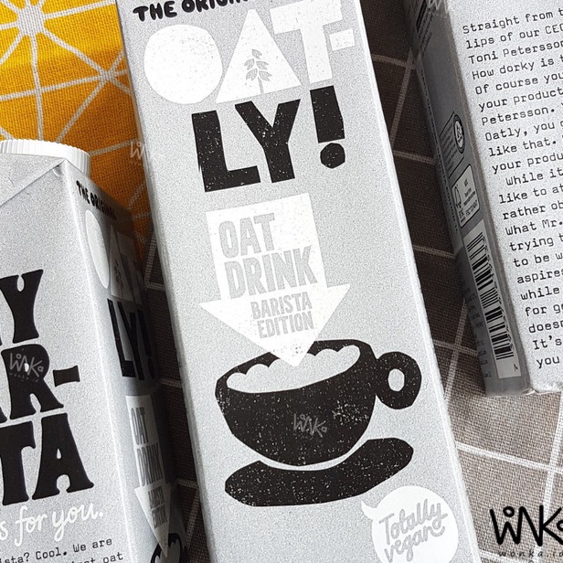 

OATLY - Oat Milk Drink Barista Edition 1L - Susu Gandum Plant Based - Deluxe Edition