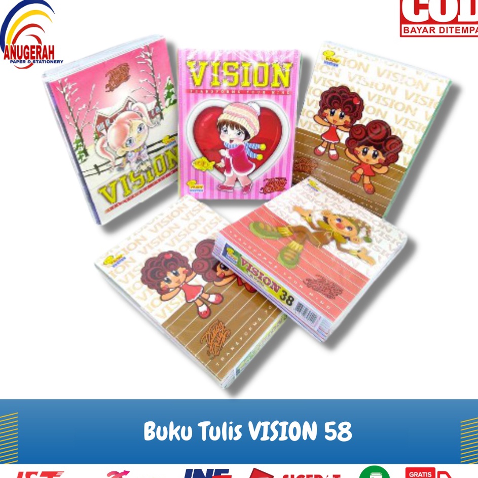 

[KODE PRODUK R0TJM9047] Buku Tulis Vision 58 Murah (PAK)