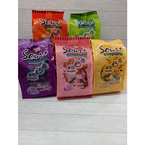 

Sour+Flavoured Gummy 100g(25 bungkus@4g)