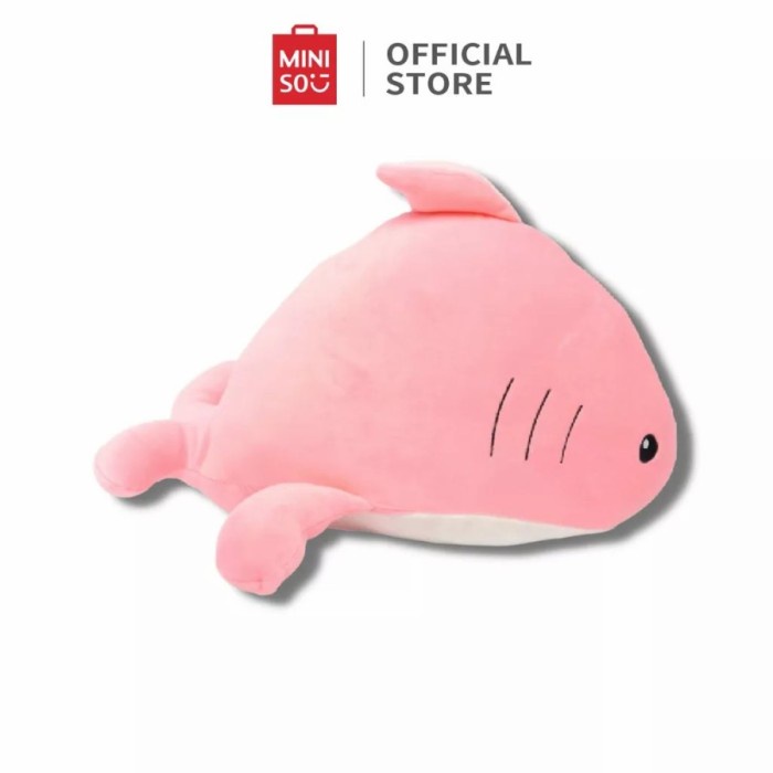 Miniso Baby Shark Plush Toy Boneka Bantal Ikan Hiu 15Inch Lembut