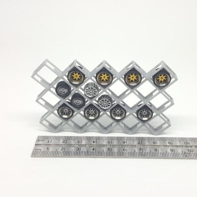 =====] Rak ban velg hotwheels tomica skala 1/64 diorama diecast diagonal