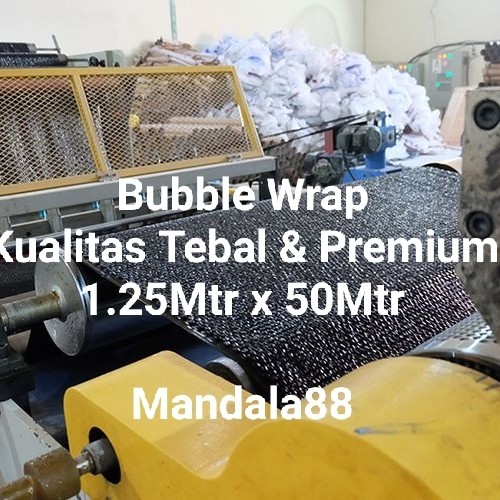 

Bestseller Premium Dan Tebal Bubble Wrap Bubble Warp 1.25Mtr X 50Mtr Terbaik