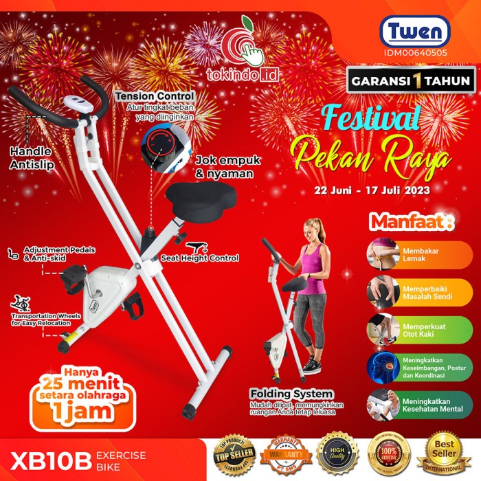 Terlaris Twen Xb10B Exercise Bike Excercise Bike Sepeda Statis Sepeda Kardio