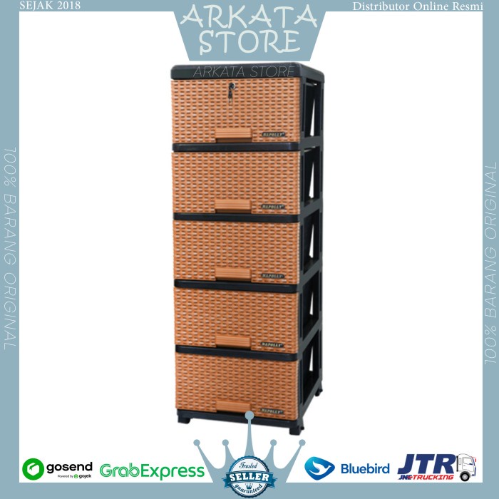 Promo Rak Laci Napolly 5 Susun Kunci Contac 500 -Sherlyashope