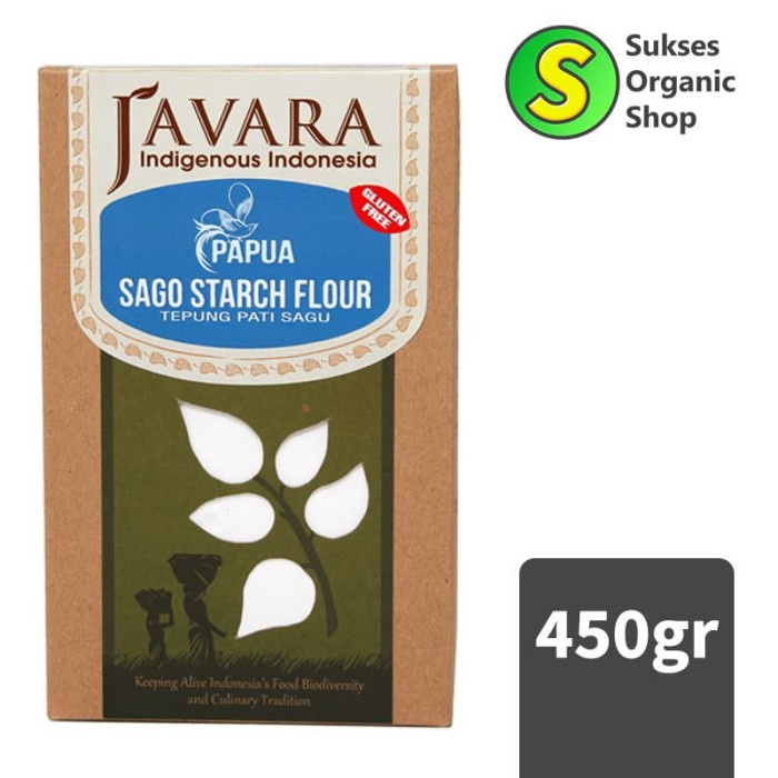 

Terlaris Sago Starch Flour/Tepung Pati Sagu Papua Javara 450Gr