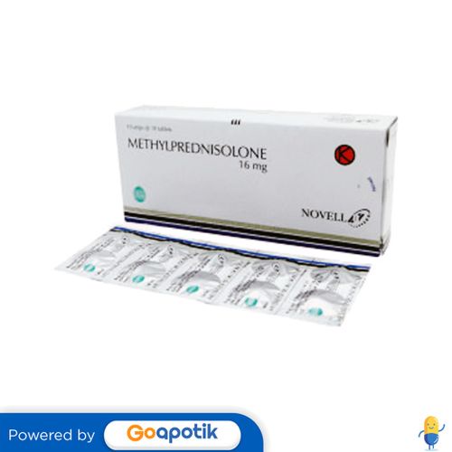 METHYLPREDNISOLONE NOVELL 16 MG BOX 100 TABLET
