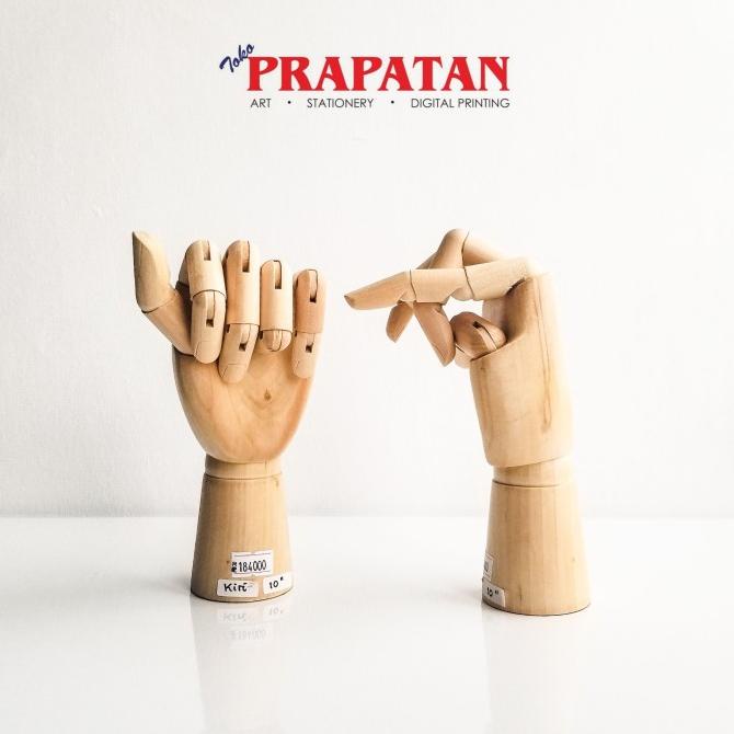 

Manekin tangan / Manekin kayu / Hand Mannequin (25cm / 10 inch)