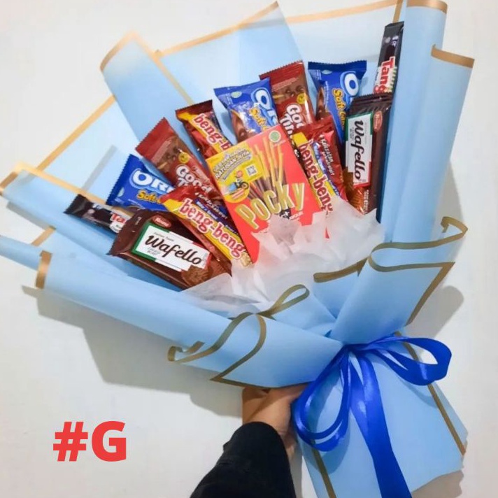 

WFKF9371㊒ Bucket buket snack / bucket snack / bucket coklat / buket cokelat / kado ulang tahun / kado wisuda / anniversary ㊬