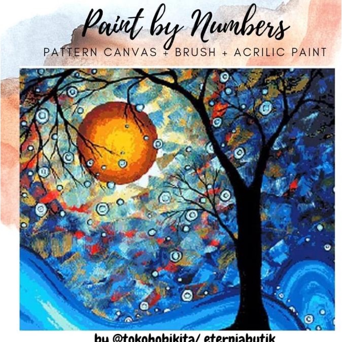 

PAINTING BY NUMBER OIL PAINTING dream