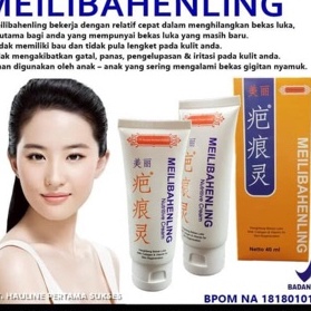 ✔ MEILIBAHENLING KRIM CREAM SALEP PENGHILANG BEKAS LUKA DI KULIT BEKAS LUKA BAYI ANAK DEWASA ORANG T