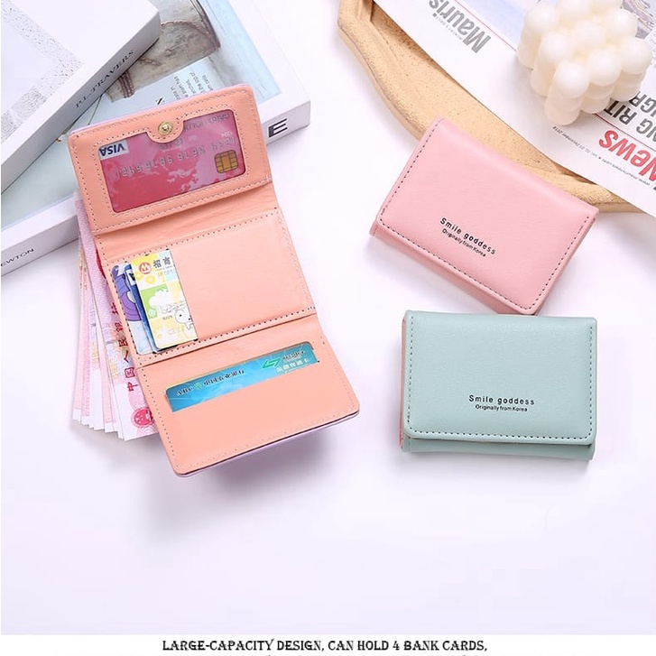 XVGG1588㊟ Dompet Lipat Wanita Import D301 // Dompet Wanita Terbaru ㊑