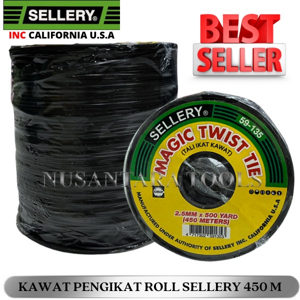 

Pengikat kabel Magic Twist Tie 480M HITAM SELLERY 59-135