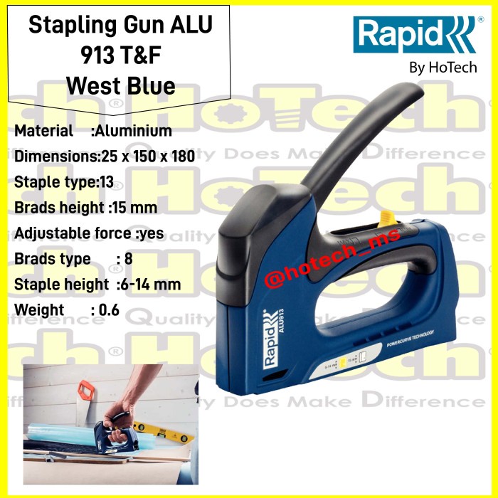 

RAPID ALU 913 ALU913 STAPLING GUN ALU 913 Blister