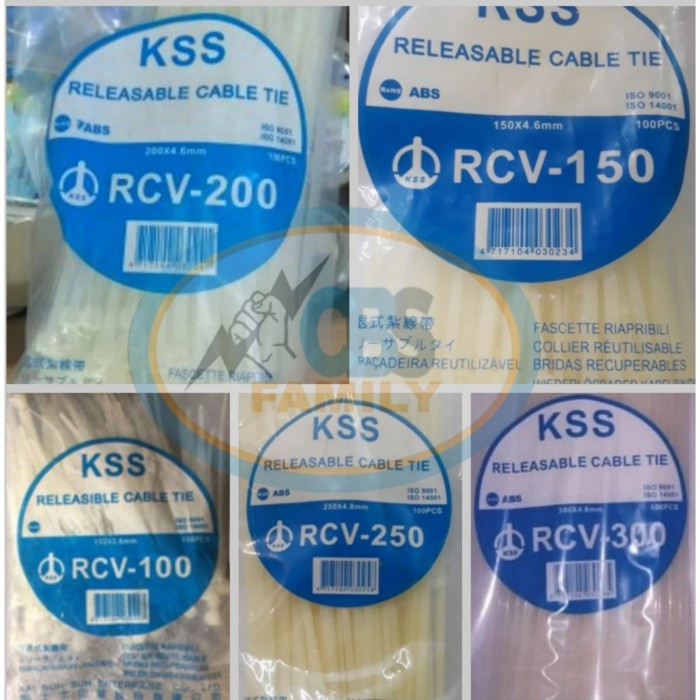 

KSS Releasable Cable Tie RCV250 / 25cm