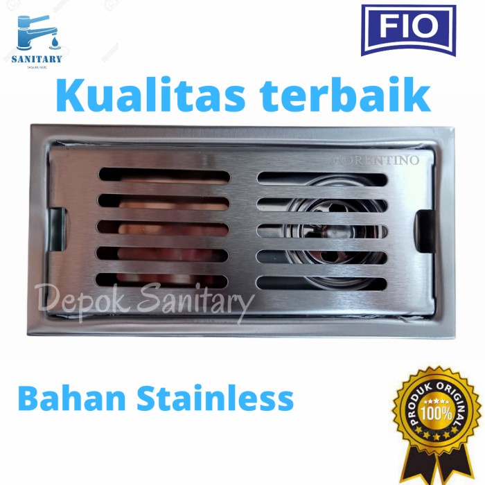 Floor drain saringan got stainless 20cm/ floor drain stainnless 20cm