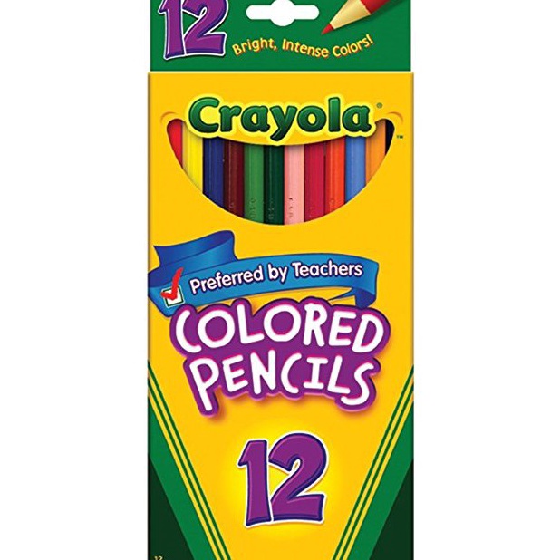 

[KODE PRODUK I68RL9076] Crayola 68-4012 Colored Pencils 12 warna