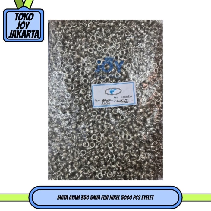 

Terlaris Mata Ayam 350 5Mm Fuji Nikel 5000Pcs Eyelet