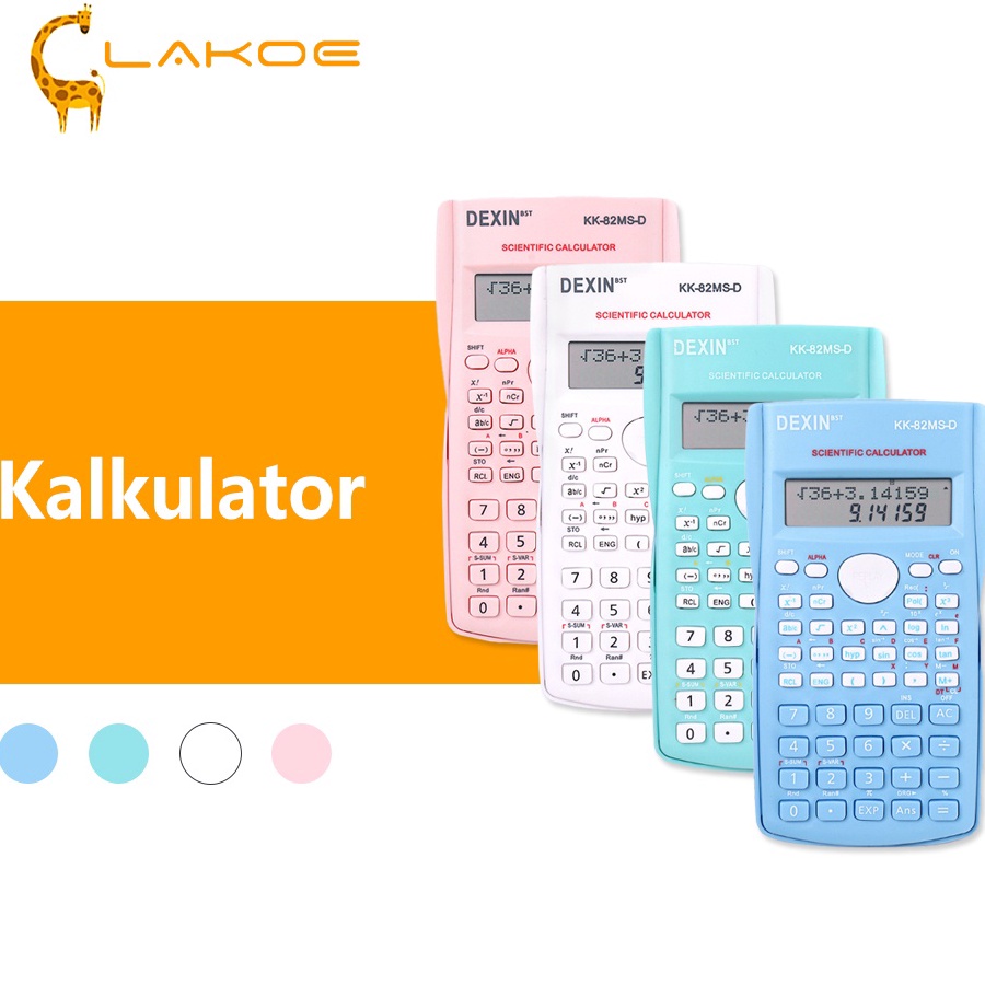 

[KODE PRODUK 88AJQ3494] LAKOEINDONESIA Kalkulator Ilmiah Calculator Scientific 240 Fungsi Kalkulator Scientific