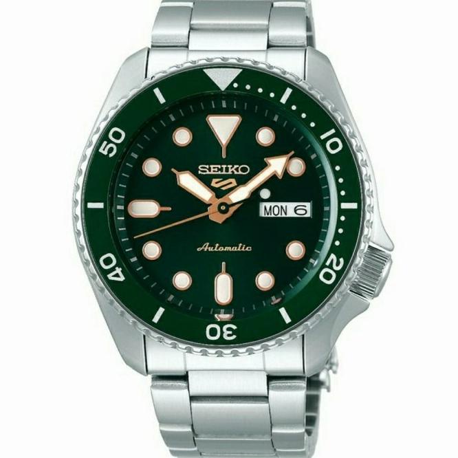 [ Jam Tangan ] Seiko 5 Sports Srpd63K1 Automatic Movt Man Wr 100 M Srpd63 Green Dial Terbaik