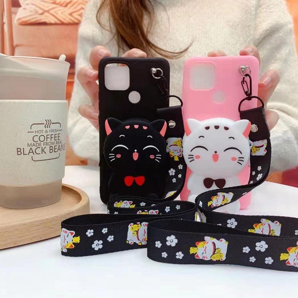 Termurah Xiaomi/Redmi 9T/Note 7/Note 7 Pro/9C/9A/S2/Go/Soft Case Karakter/ Boneka Disney Dompet Koin