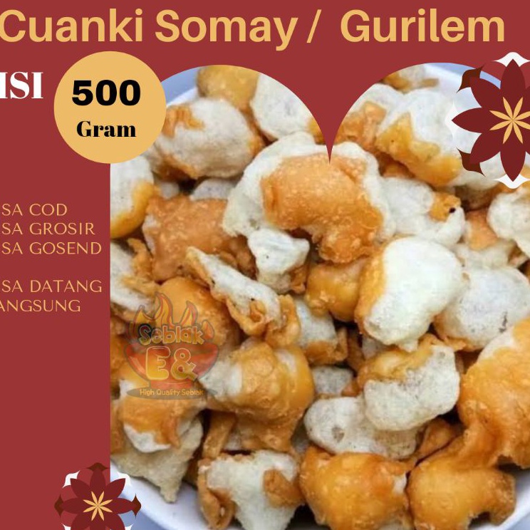 

[KODE PRODUK CALCB7563] BISA COD - Cuanki siomay atau gurilem atau batagor 500 gr- cuankie - toping baso aci - seblak - bakso