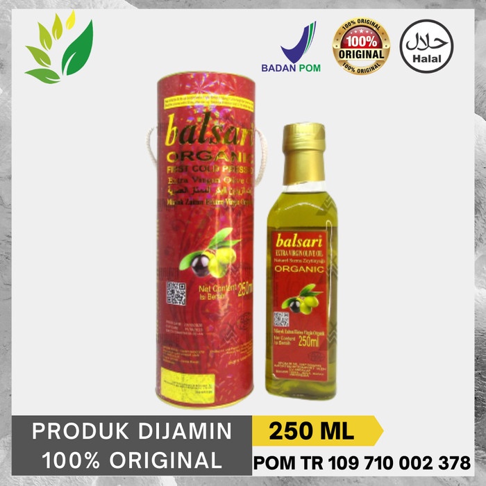 

Nyak Zaitun Balsari Organic 250 Ml Extra Virgin O Oil