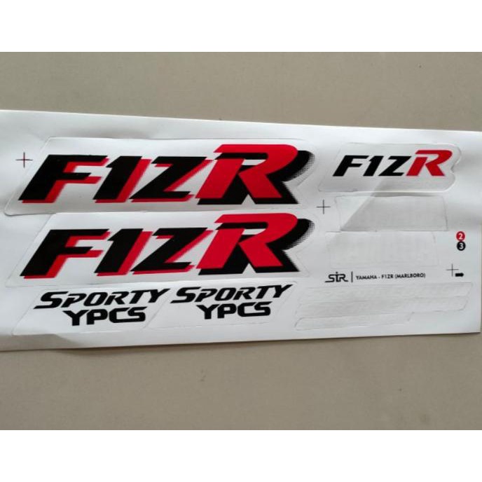 Stiker yamaha fizr f1zr fiz r spesial edition marlboro