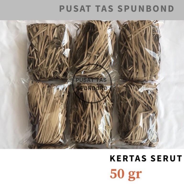 

Populer Min 5 Pcs Kertas Serut 50 Gr / Kertas Suwir Packing / Shredded Paper / Kertas Coklat Suwir Erp