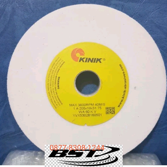 Batu Gerinda kinik WA46KV1A- 205 x 19 x 31.75 Grinding wheel