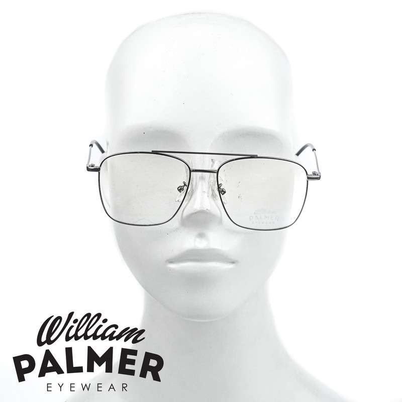 William Palmer Kacamata Pria Wanita Metal 3136 C2 Gunmetal