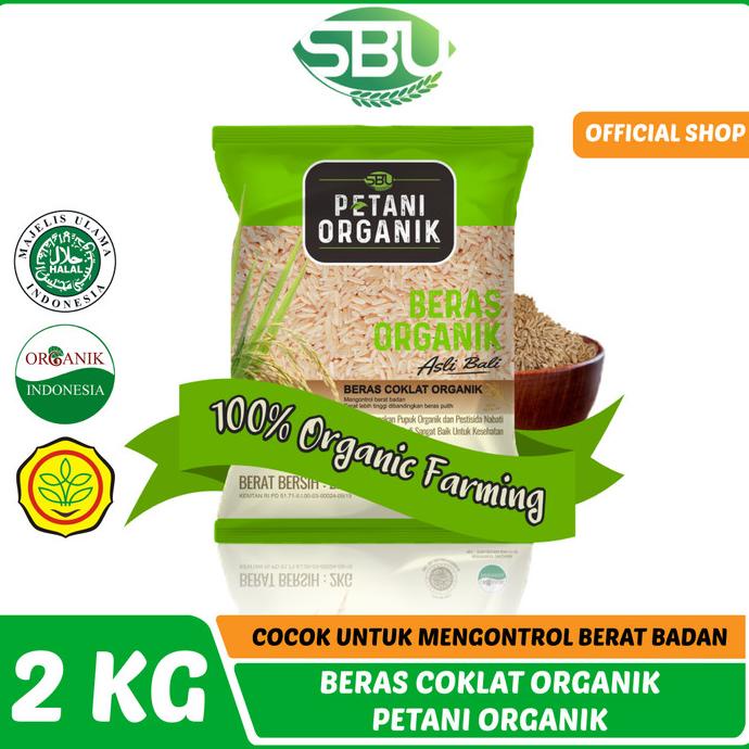 

Beras Coklat Petani Organik 2kg / Cocok Untuk Mengontrol Berat Badan