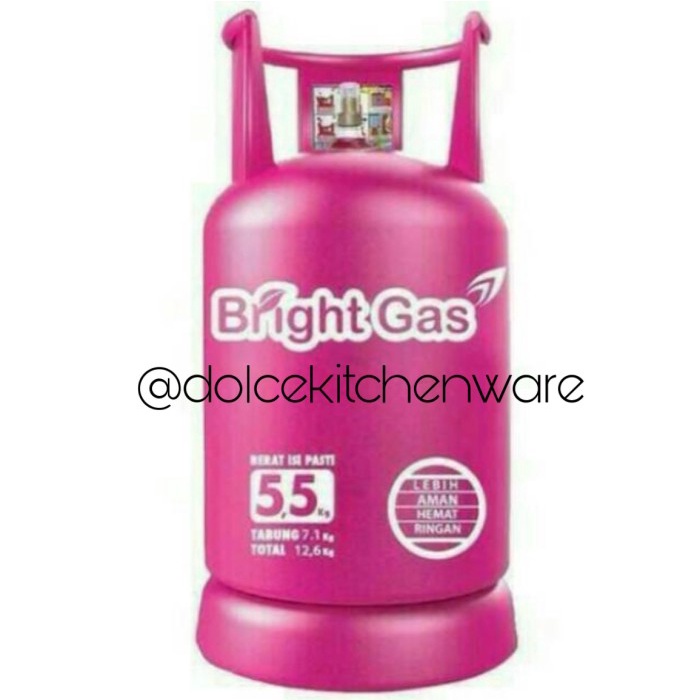 Terlaris Tabung Gas Elpiji 5 Kg + Isi Bright Gas Pink