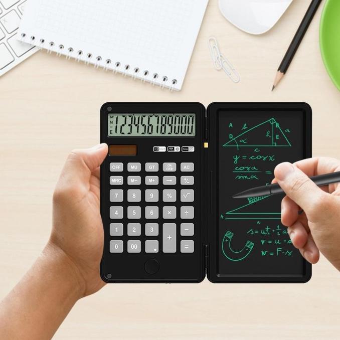

Kalkulator Papan Tulis 12 Digit LCD Portable Office Tools Sketch Kado ---NEW---