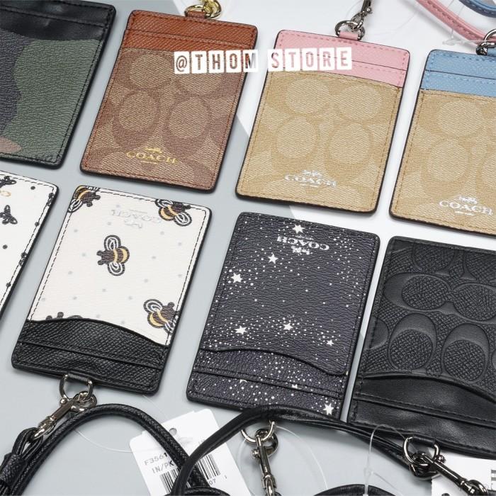 

Card Holder Coach Signature Lanyard Id Card Name Tag Original