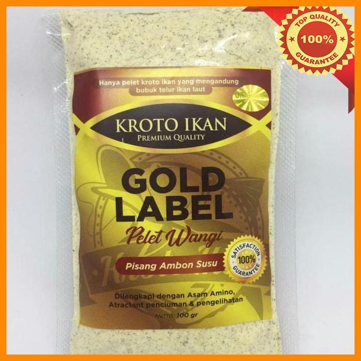 (UIK) PELET WANGI PISANG AMBON SUSU- GOLD LABEL DR KROTO IKAN