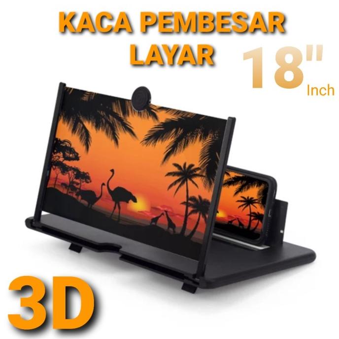 

KACA PEMBESAR LAYAR HP 3D 18" HD PORTABLE 18 IN INCH INCI ---NEW---