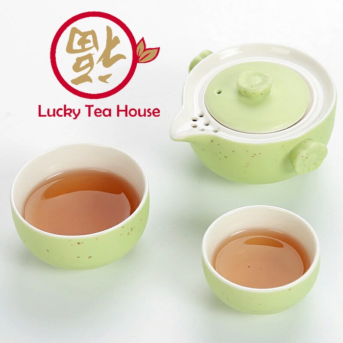 Travel tea set chinese kungfu tea tea pot cup teko cangkir keramik