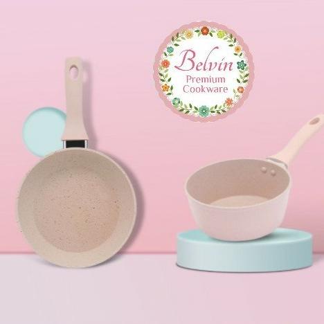 

Belvin Cookware Panci Set Mpasi Baby Bayi Susu Fry Pan Frypan Mini