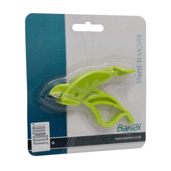

STAPLER REMOVER GREEN/LIME 9356 15 BANTEX / STAPLES