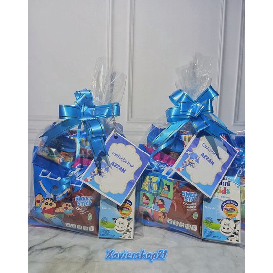 

Ready Stok READY Paket snack Tema Biru Hemat Murce (Free Card)