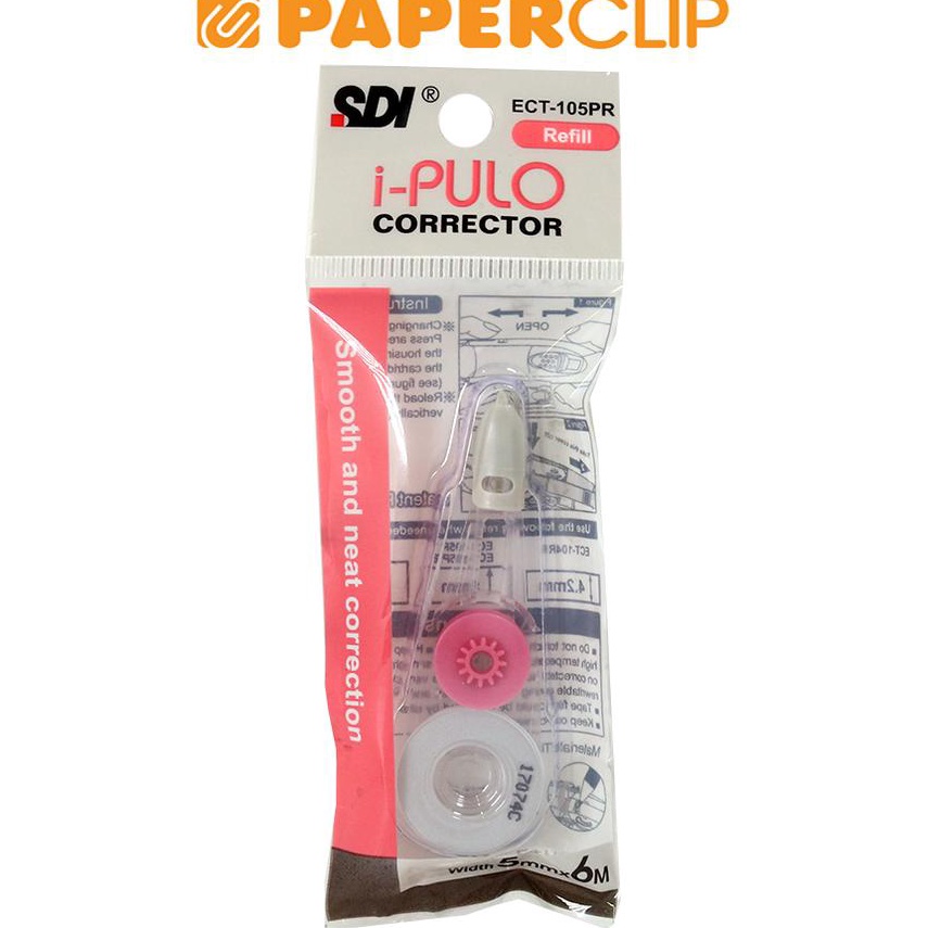 

Baru.. REFILL CORRECTION TAPE SDI I-PULO ECT105 PINK 82