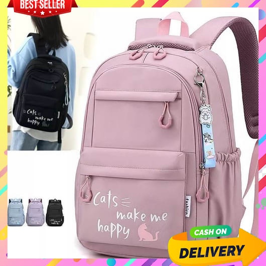 Tas Ransel Anak Perempuan Laki Sd Tk Sekolah Import Karakter Tasgendong Free Botol Minum Dan Kotak J