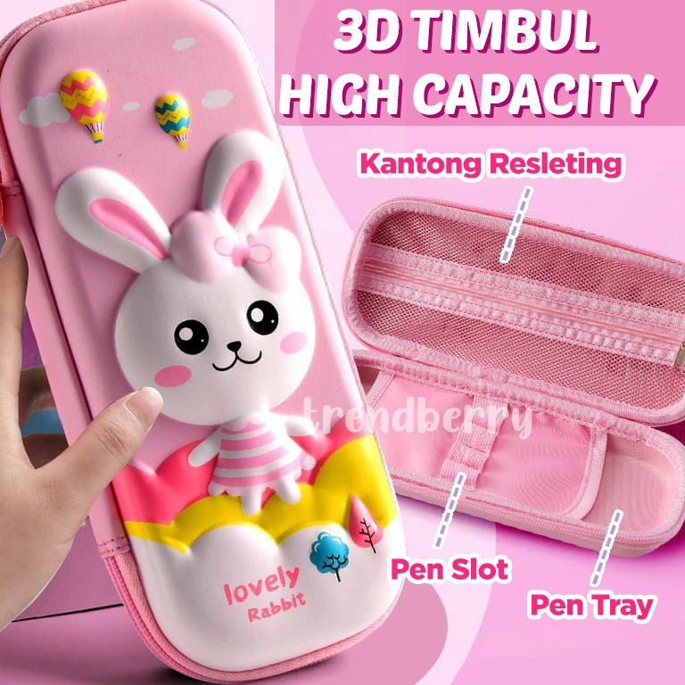 

Produk Terkini.. Kotak Pensil 3D Karakter kelinci bunny tempat pensil anak rabbit kado ultah anak perempuan kado anak cewe J09