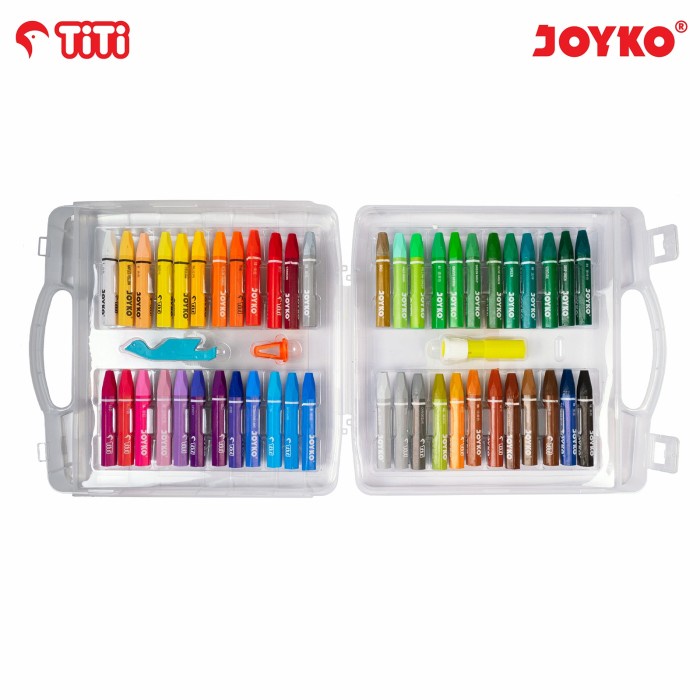 

Best Seller Joyko Titi Crayon Oil Pastel / Krayon Minyak Joyko 48 Warna Op-48S